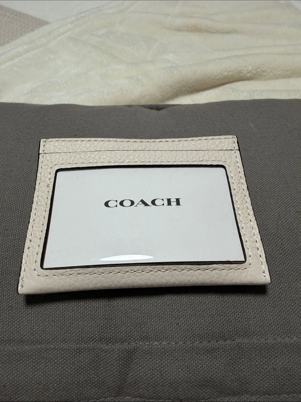 Coach sleek carry pebbled